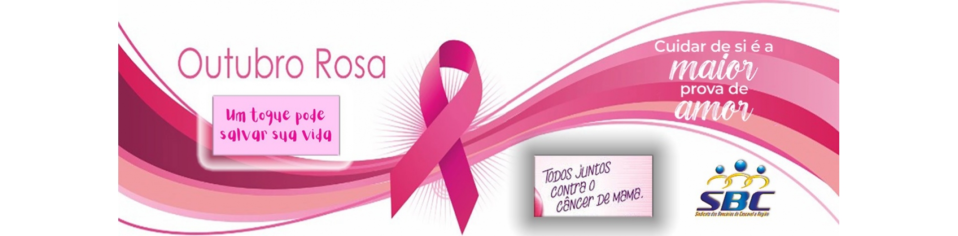 Outubro Rosa - Um toque pode salvar sua vida 