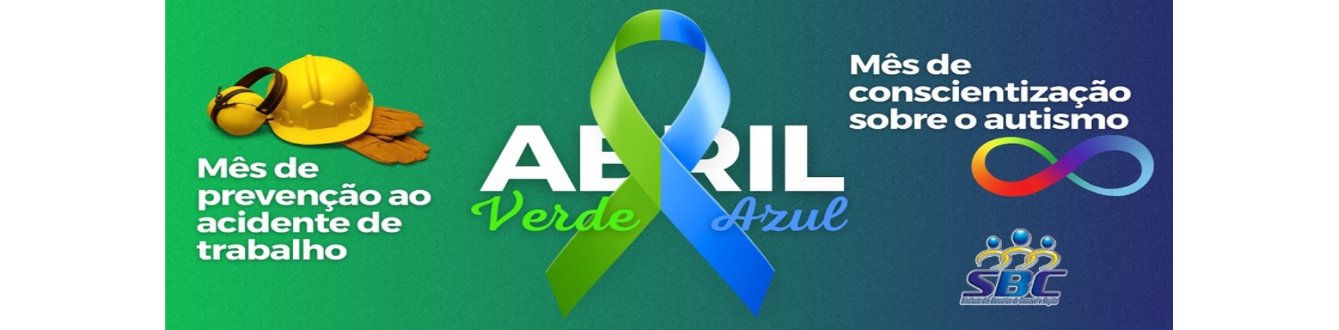 Abril verde e azul são as campanhas deste mês