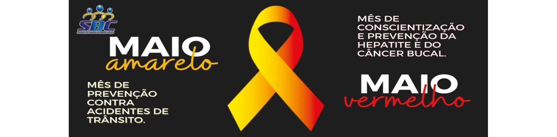 Maio Amarelo - Mês de prevenção contra acidentes Trânsito
