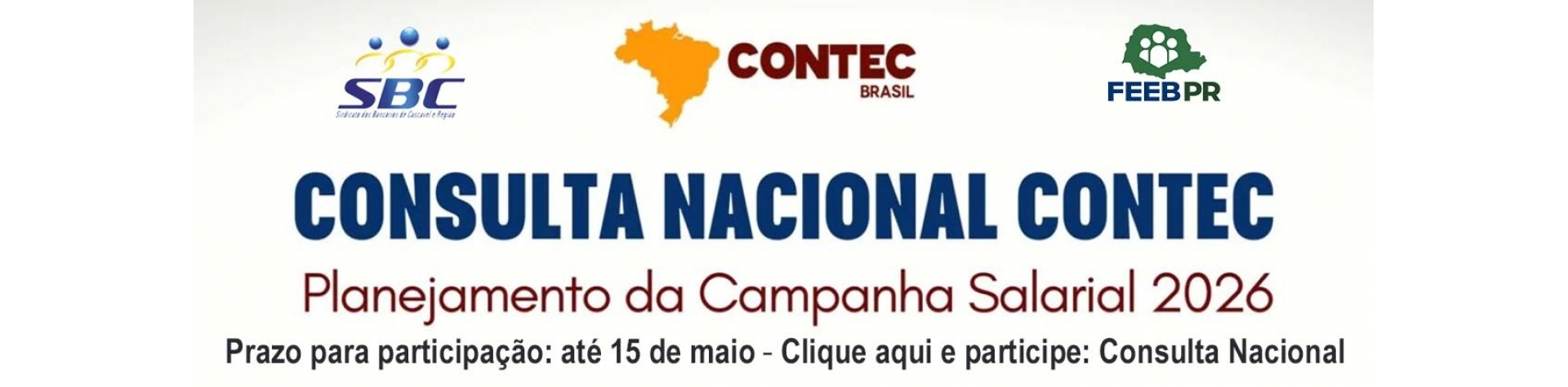 Consulta Nacional Contec - Planejamento da Campanha Salarial 2026