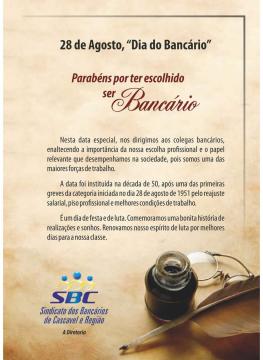 Mensagem Dia do Bancário