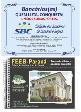 Sindicato e Federação dos Bancários do Paraná